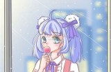 “糖心女主播动漫风格头像图片”