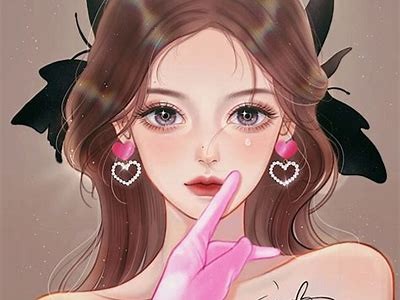 甜美可爱的女主播头像，展现女孩的独特魅力与个性风格
